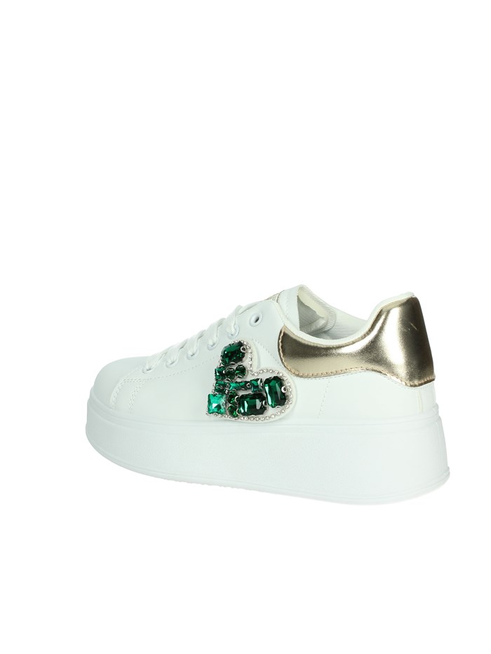 SNEAKERS BASSA 8925 BIANCO/VERDE