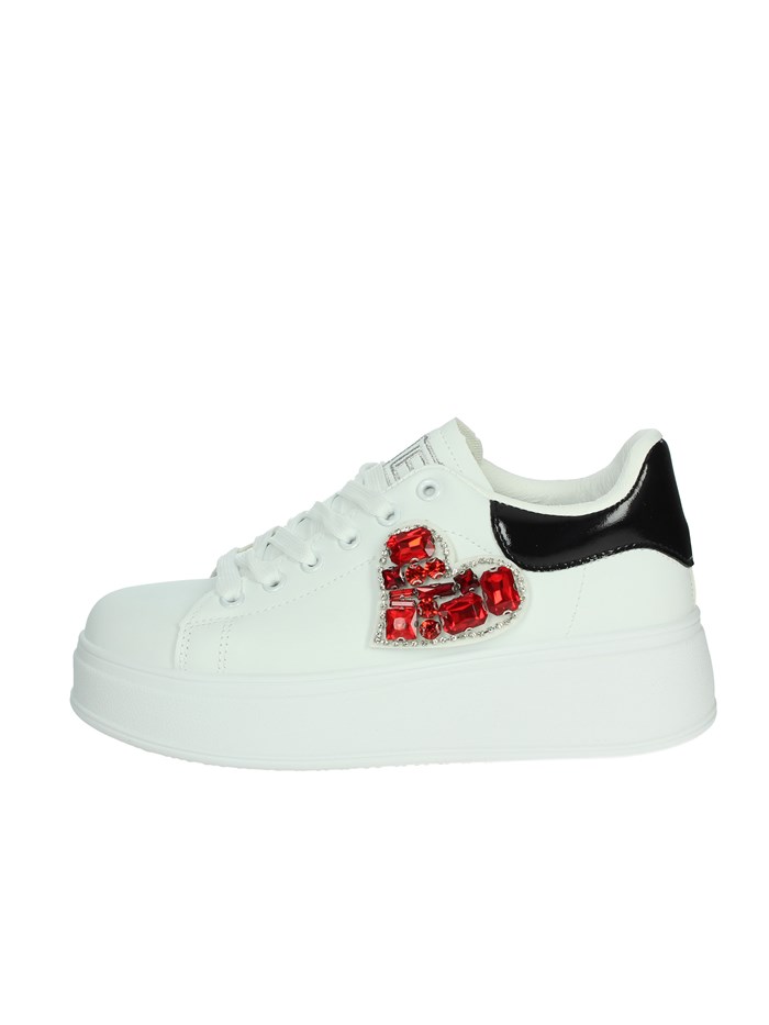 SNEAKERS BASSA 8925 BIANCO/ROSSO