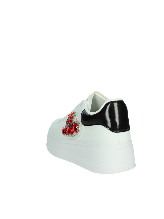 SNEAKERS BASSA 8925 BIANCO/ROSSO