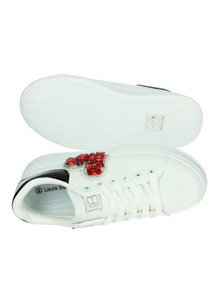 SNEAKERS BASSA 8925 BIANCO/ROSSO