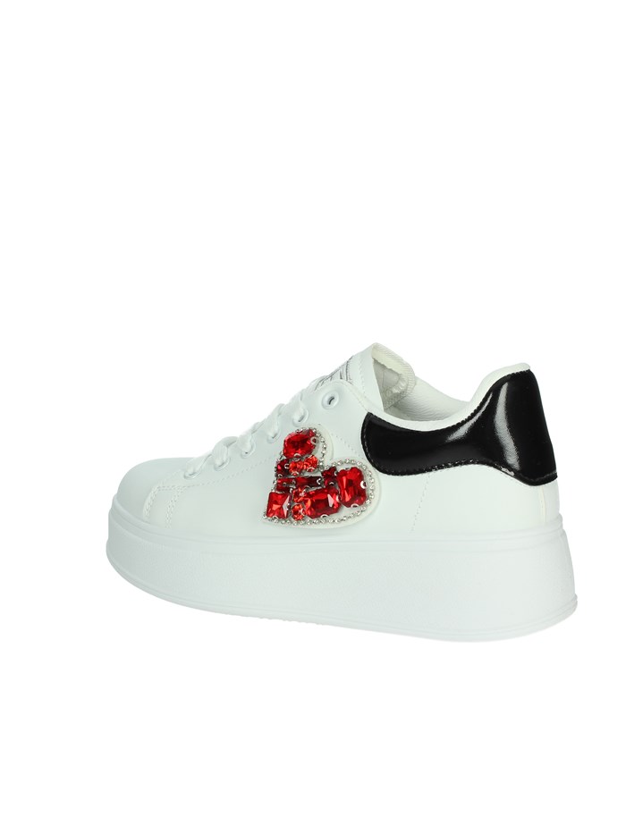 SNEAKERS BASSA 8925 BIANCO/ROSSO