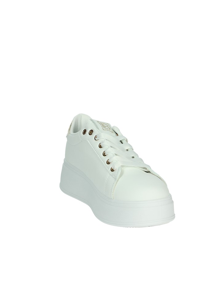 SNEAKERS BASSA 8930 BIANCO/ORO