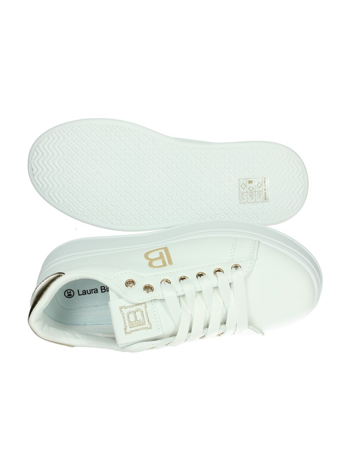 SNEAKERS BASSA 8930 BIANCO/ORO