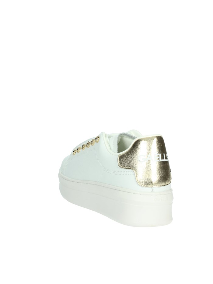 SNEAKERS BASSA GACAW01304 BIANCO/ORO