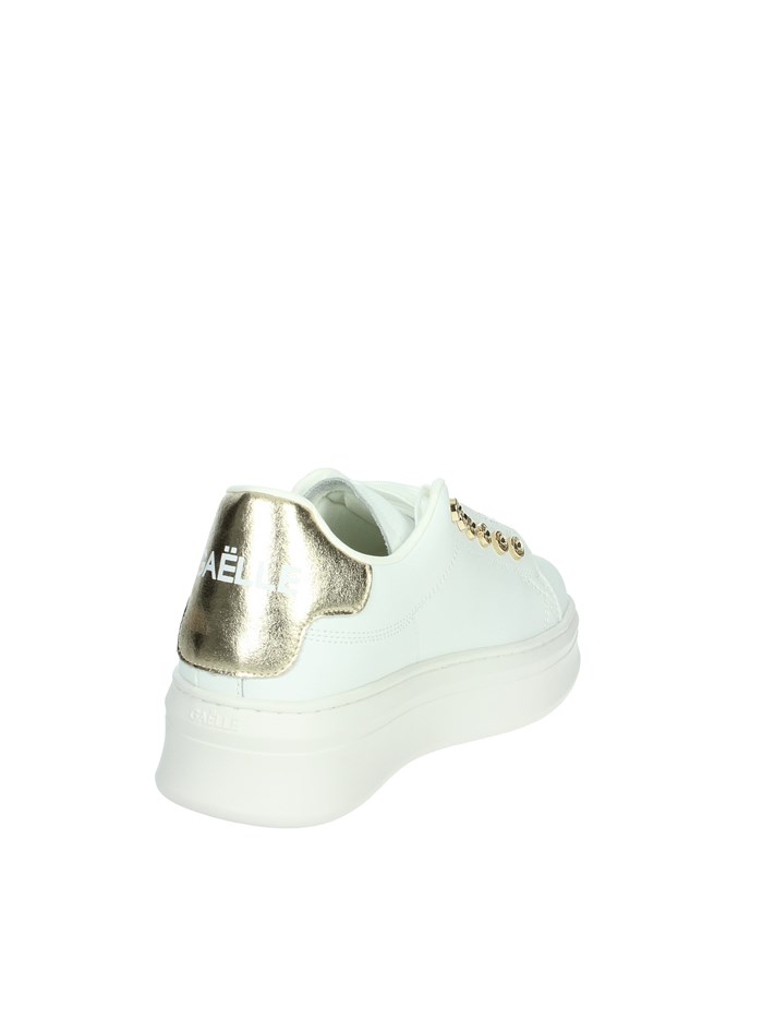 SNEAKERS BASSA GACAW01304 BIANCO/ORO