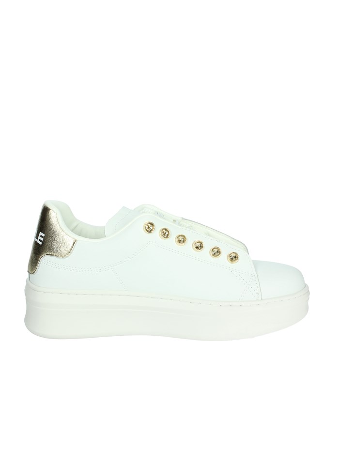 SNEAKERS BASSA GACAW01304 BIANCO/ORO