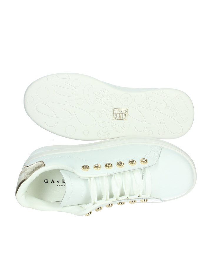 SNEAKERS BASSA GACAW01304 BIANCO/ORO