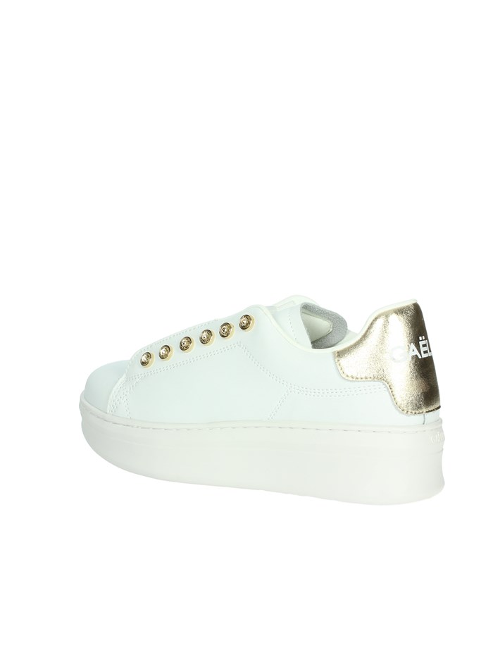 SNEAKERS BASSA GACAW01304 BIANCO/ORO