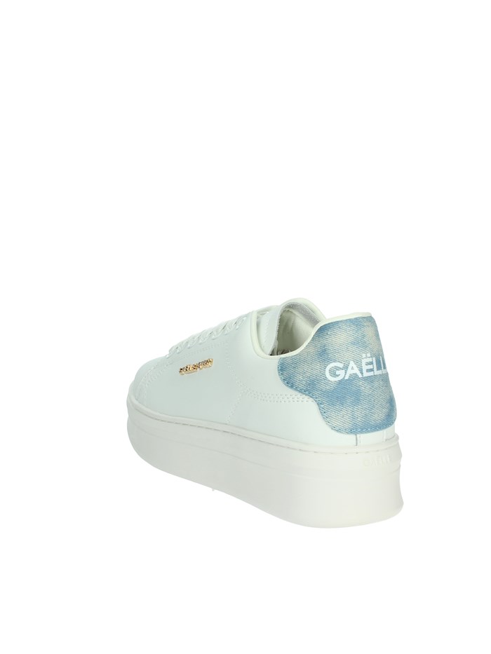 SNEAKERS BASSA GACAW01305 BIANCO/CELESTE