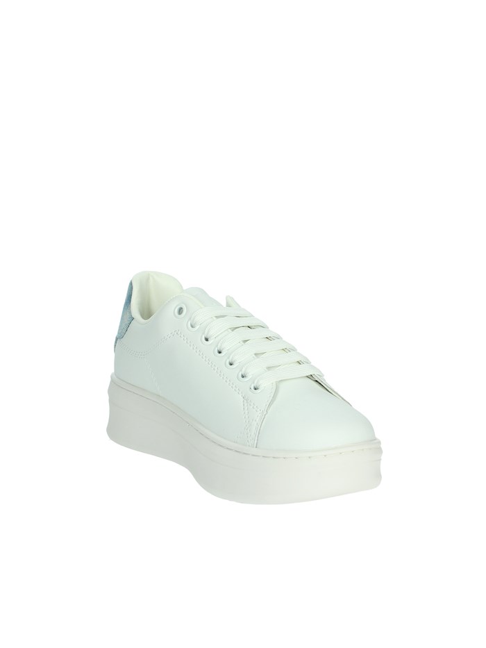 SNEAKERS BASSA GACAW01305 BIANCO/CELESTE