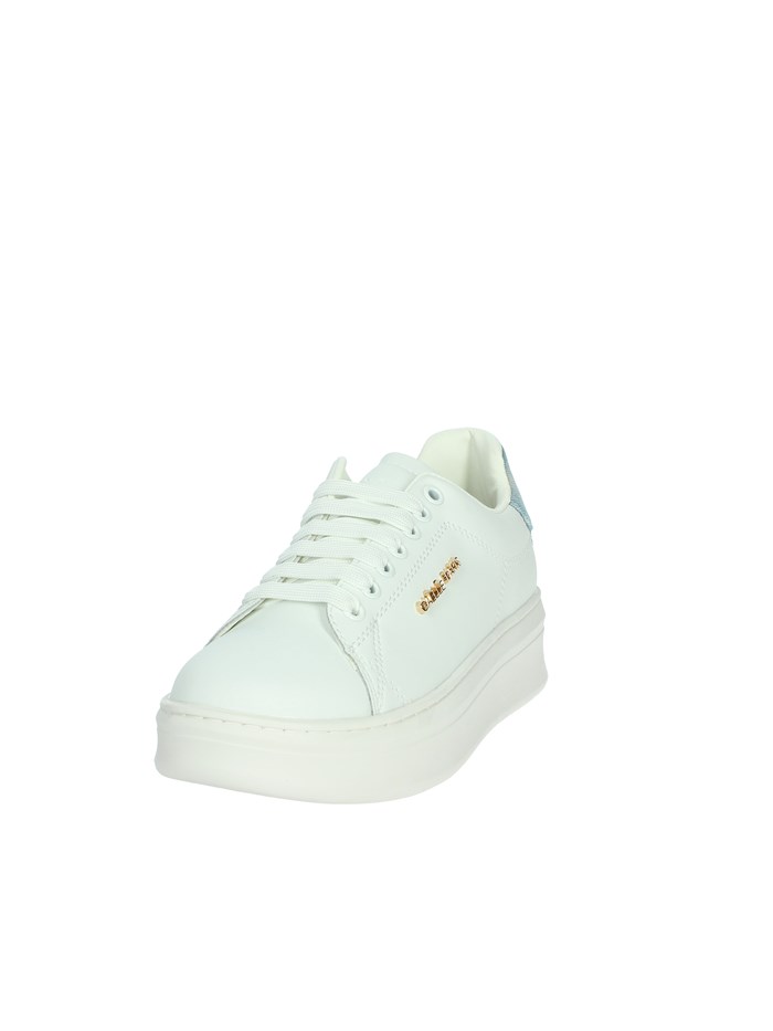 SNEAKERS BASSA GACAW01305 BIANCO/CELESTE