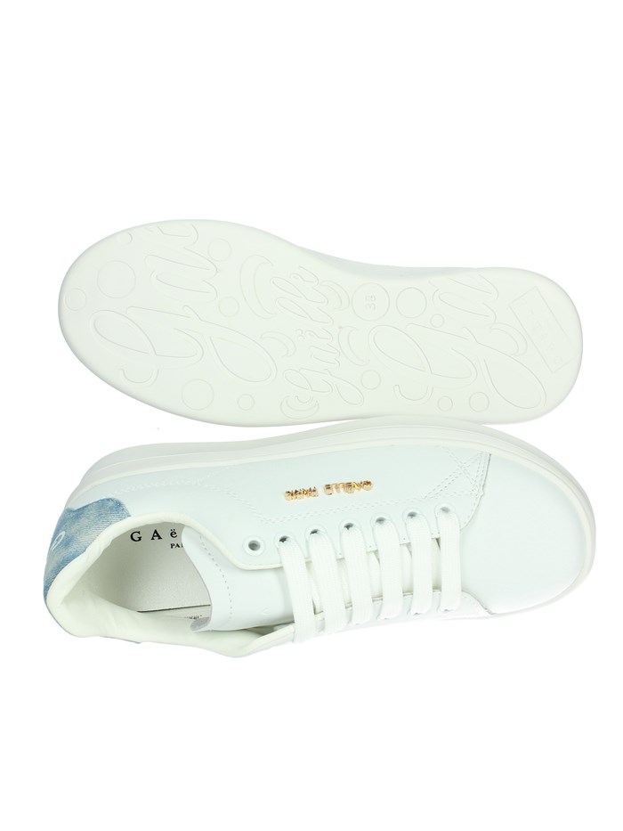 SNEAKERS BASSA GACAW01305 BIANCO/CELESTE