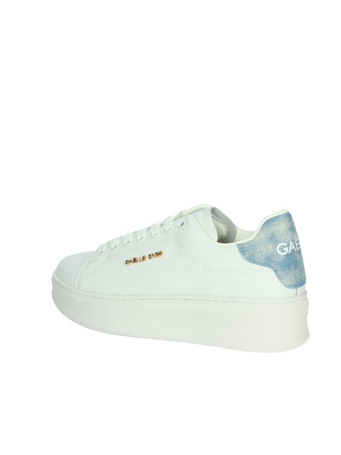 SNEAKERS BASSA GACAW01305 BIANCO/CELESTE