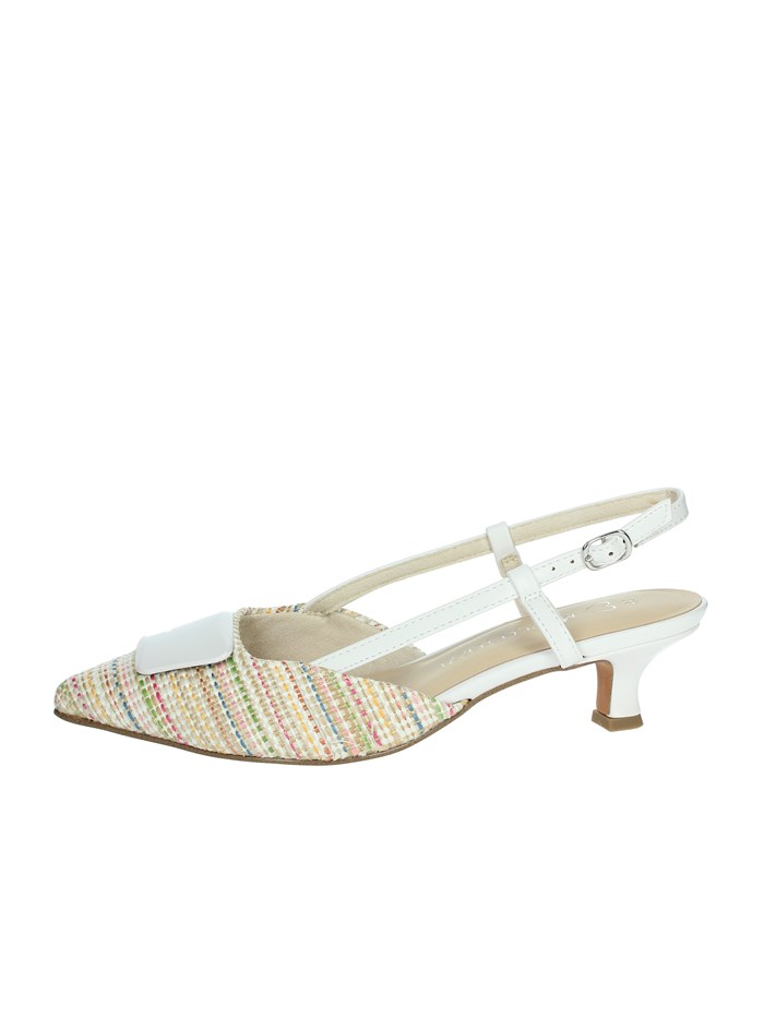 DECOLLETE' 2-29503-44 BIANCO/BEIGE