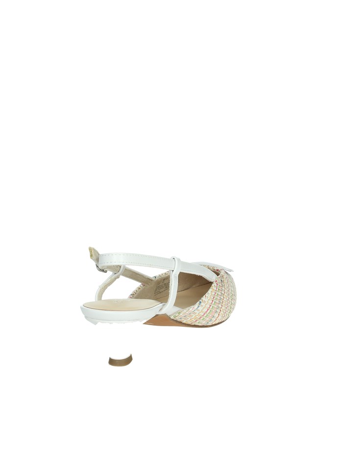 DECOLLETE' 2-29503-44 BIANCO/BEIGE