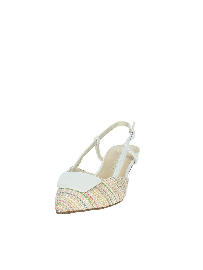 DECOLLETE' 2-29503-44 BIANCO/BEIGE