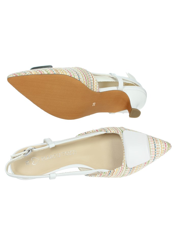 DECOLLETE' 2-29503-44 BIANCO/BEIGE