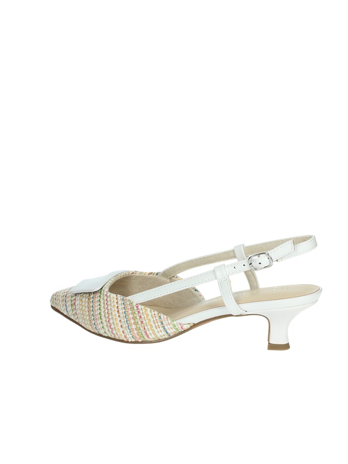 SLINGBACK 2-29503-44 BIANCO/BEIGE