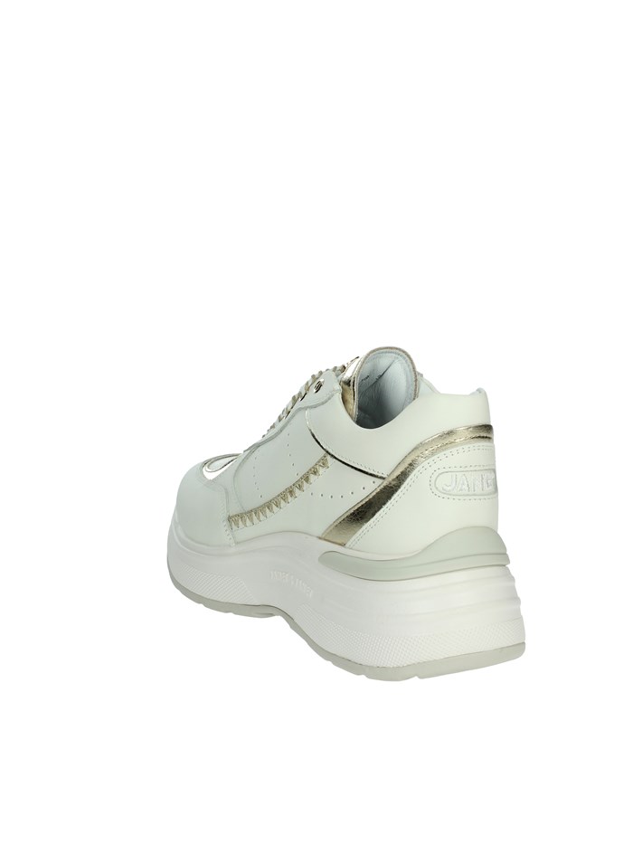 SNEAKERS BASSA J-060 BIANCO/ORO