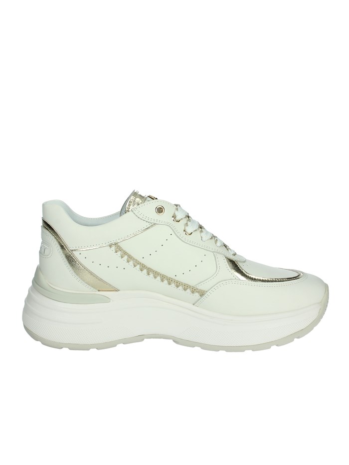 SNEAKERS BASSA J-060 BIANCO/ORO