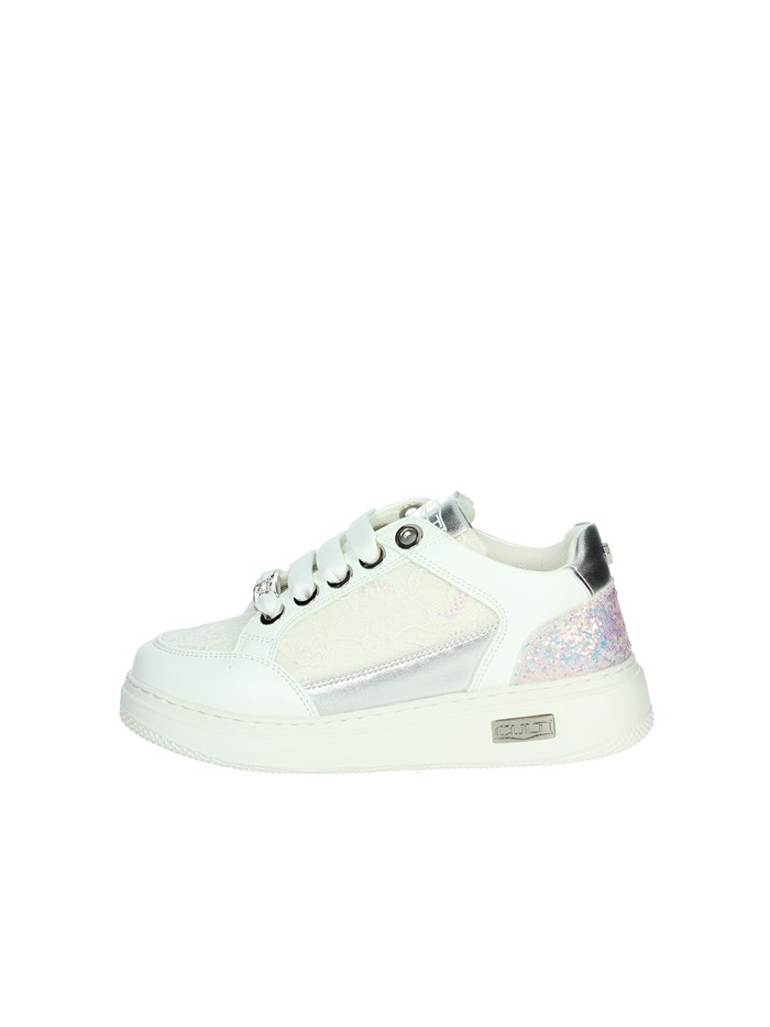 SNEAKERS BASSA T-203 BIANCO/ARGENTO