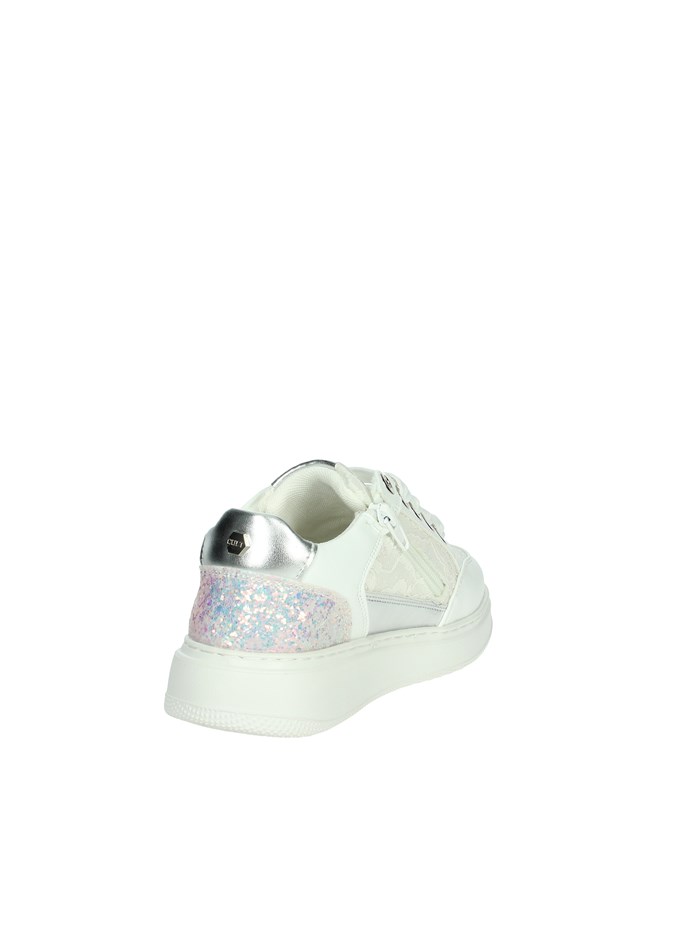 SNEAKERS BASSA T-203 BIANCO/ARGENTO