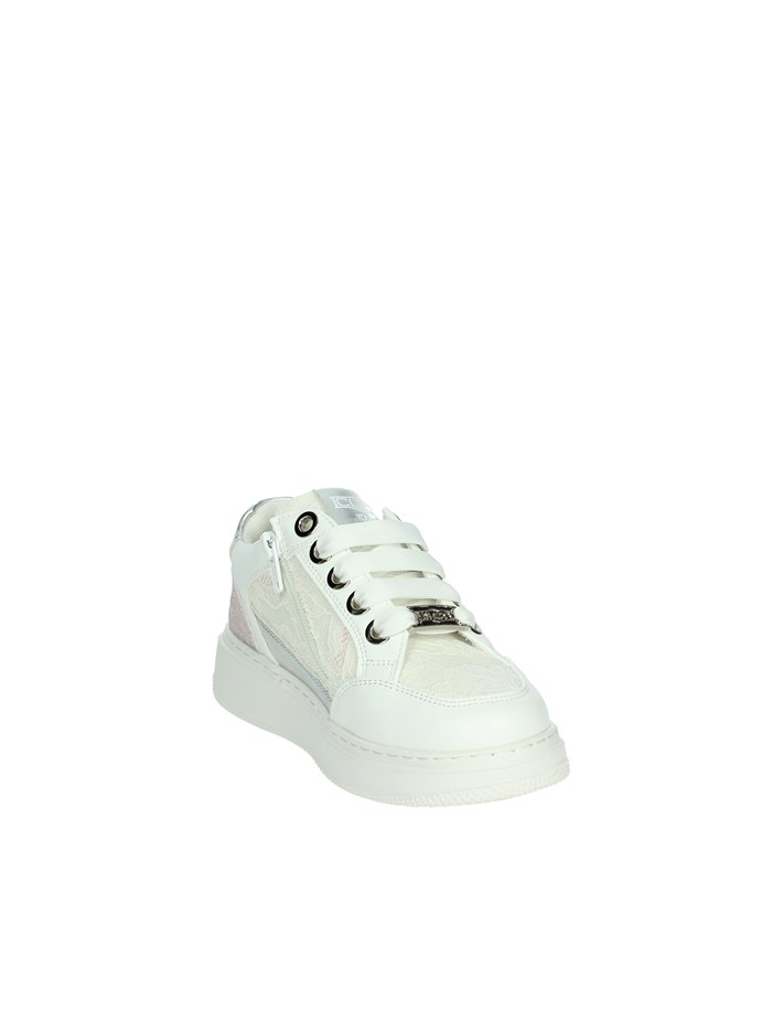 SNEAKERS BASSA T-203 BIANCO/ARGENTO