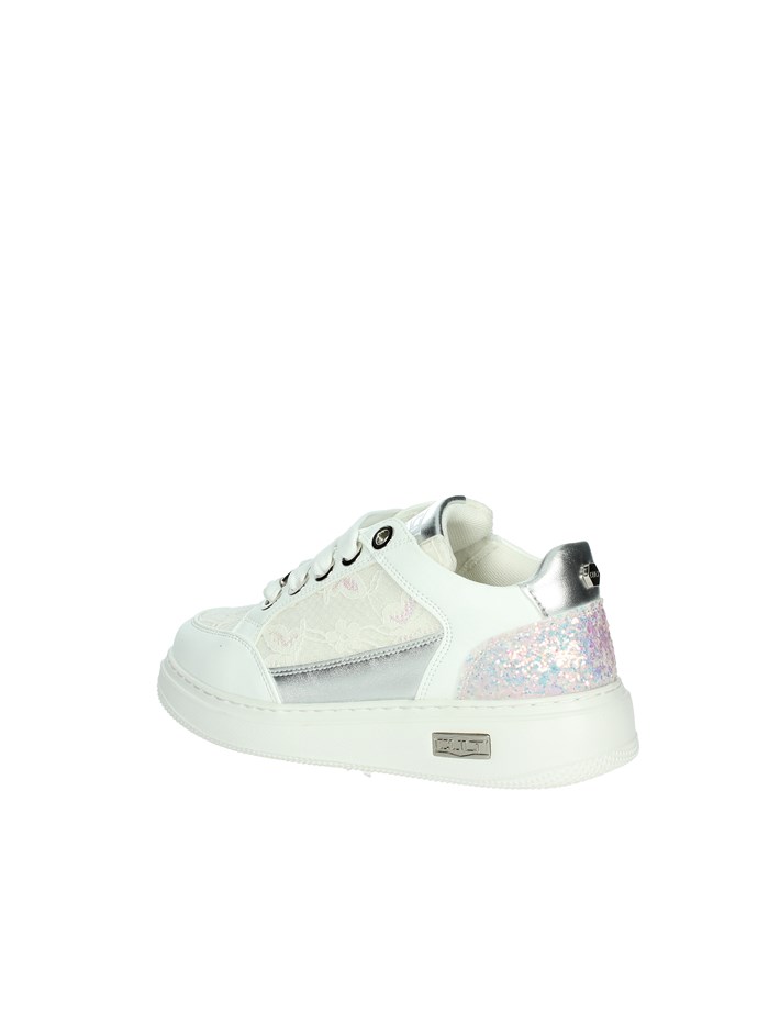 SNEAKERS BASSA T-203 BIANCO/ARGENTO