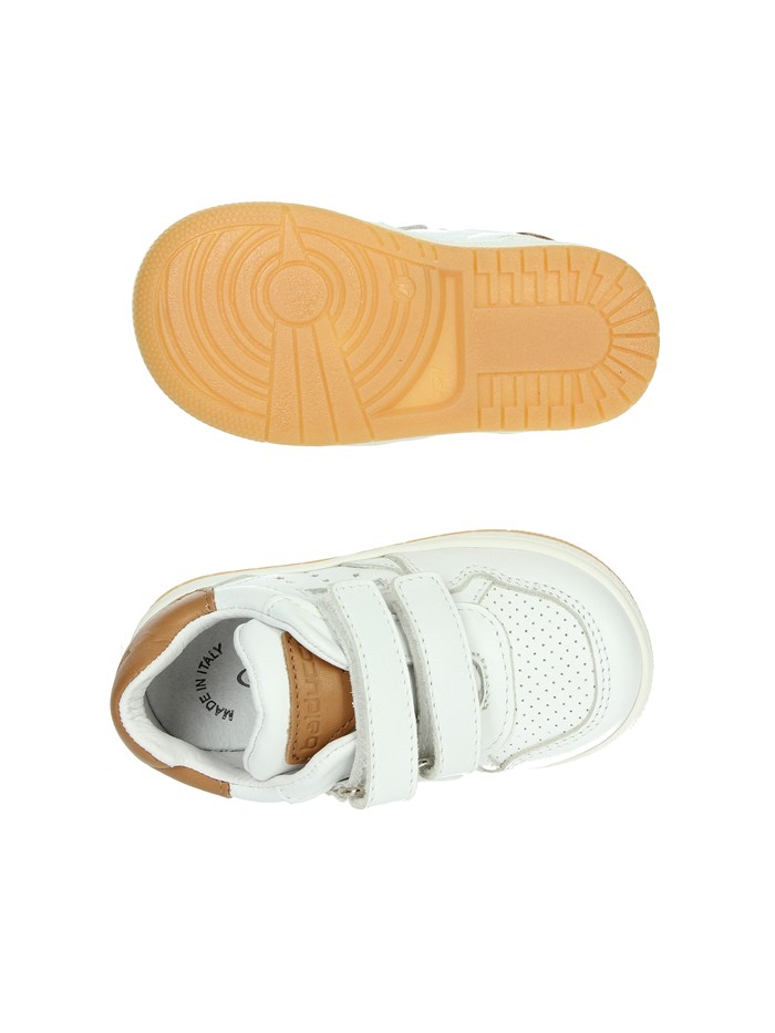 SNEAKERS BASSA CITA6850 BIANCO/CUOIO