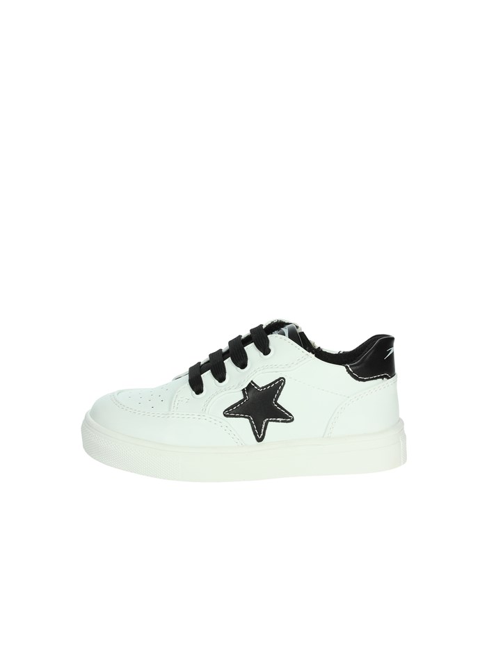 SNEAKERS BASSA BS5604 BIANCO/NERO