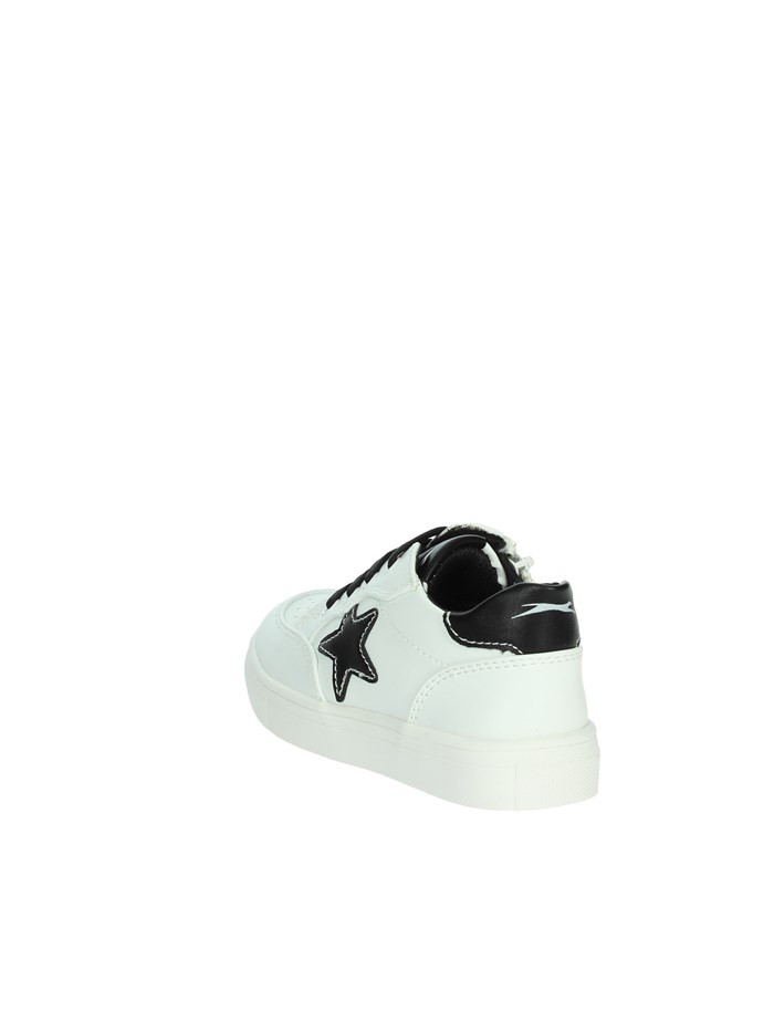 SNEAKERS BASSA BS5604 BIANCO/NERO