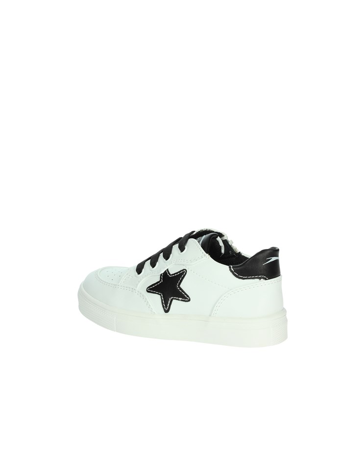 SNEAKERS BASSA BS5604 BIANCO/NERO