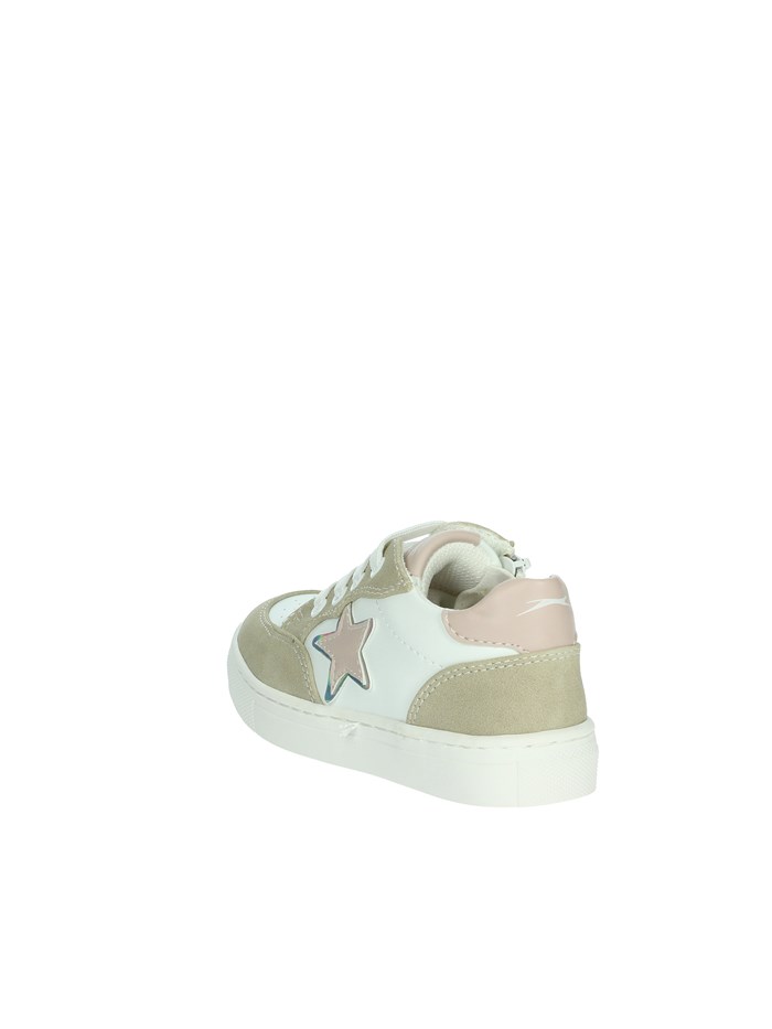 SNEAKERS BASSA BS5604 BIANCO/ROSA