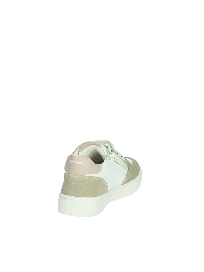 SNEAKERS BASSA BS5604 BIANCO/ROSA