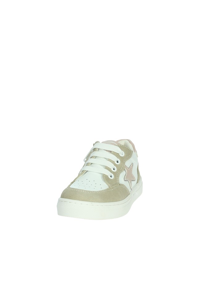 SNEAKERS BASSA BS5604 BIANCO/ROSA