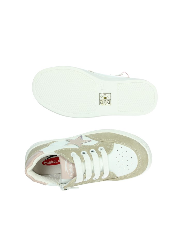 SNEAKERS BASSA BS5604 BIANCO/ROSA