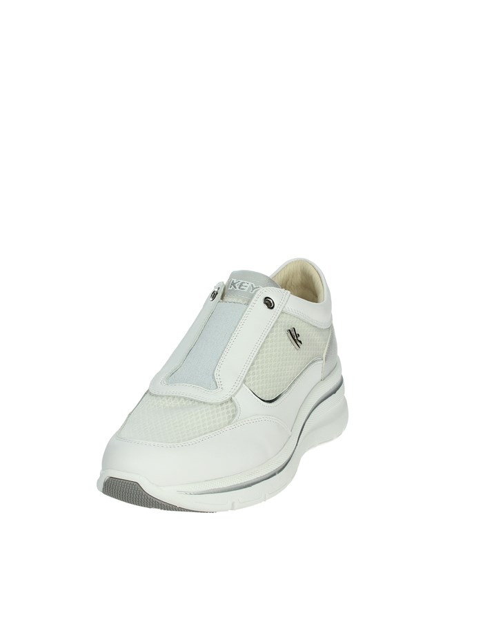 SLIP-ON K-10601 BIANCO/ARGENTO