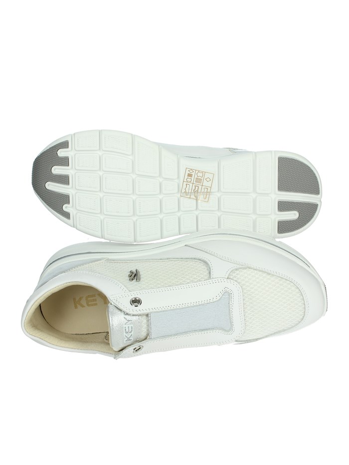 SLIP-ON K-10601 BIANCO/ARGENTO