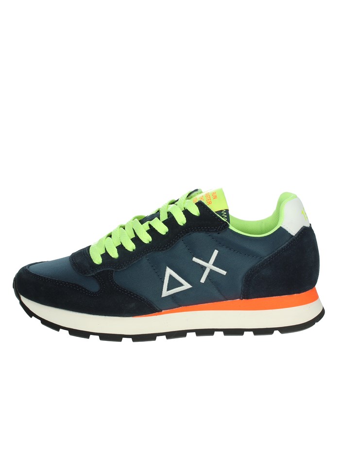 SNEAKERS BASSA Z35102 BLU/GIALLO