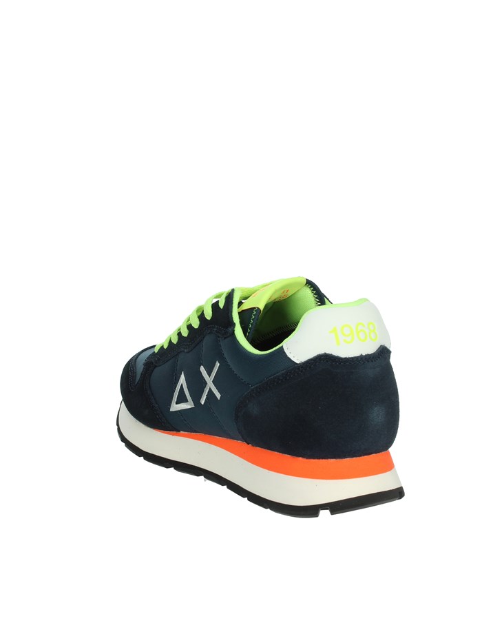 SNEAKERS BASSA Z35102 BLU/GIALLO