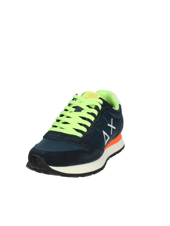 SNEAKERS BASSA Z35102 BLU/GIALLO