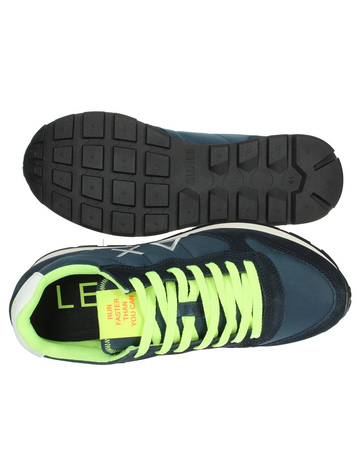 SNEAKERS BASSA Z35102 BLU/GIALLO