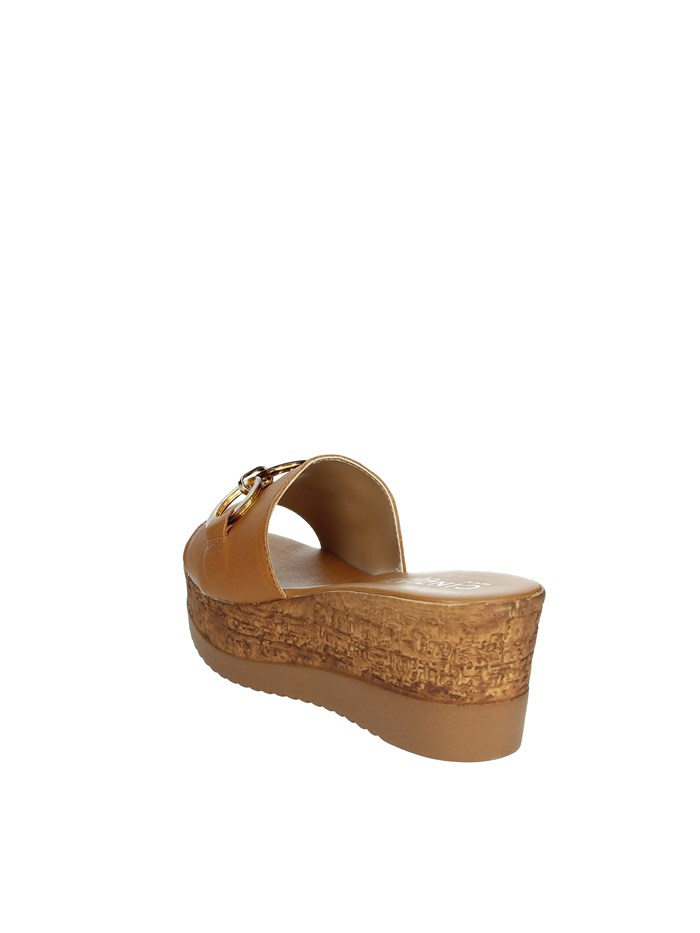 CIABATTE CON ZEPPA IAF53457 CUOIO