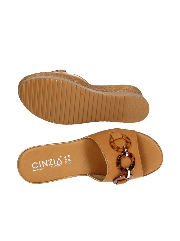 CIABATTE CON ZEPPA IAF53457 CUOIO