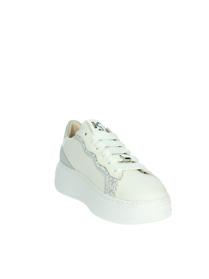 SNEAKERS BASSA K-10523 BIANCO/CELESTE