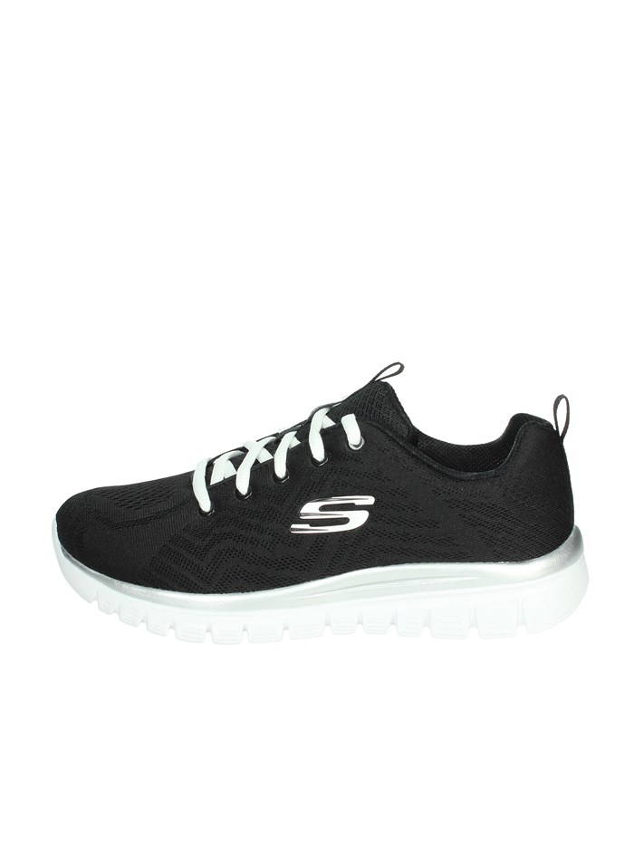 SNEAKERS BASSA 12615W NERO/BIANCO