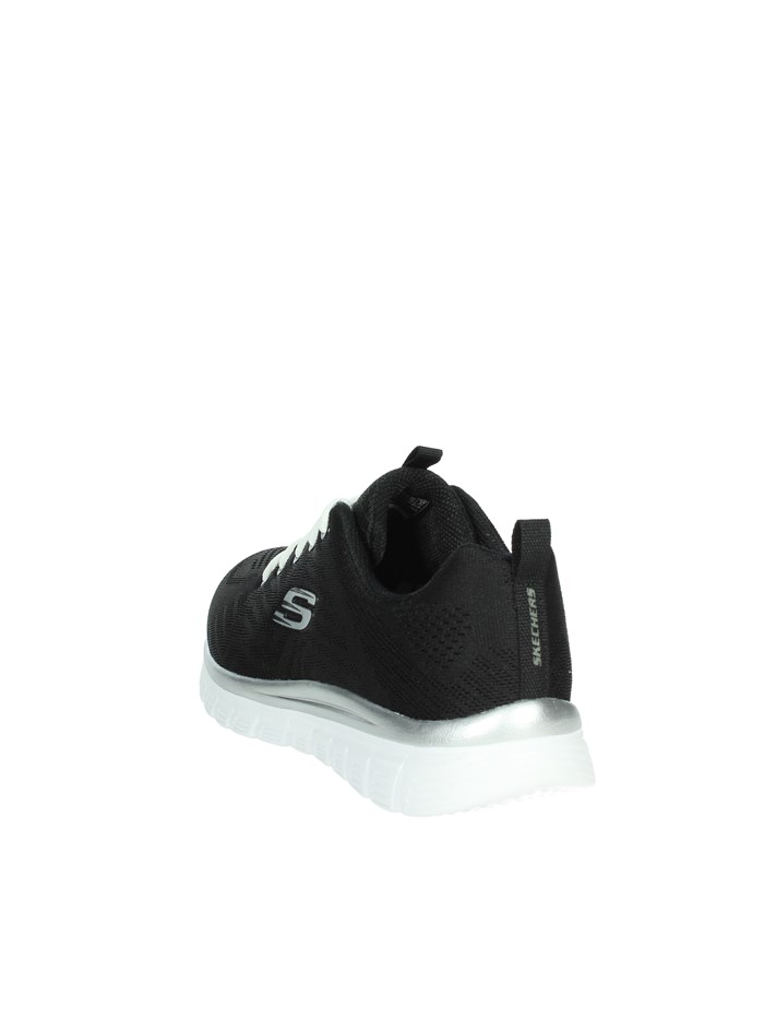 SNEAKERS BASSA 12615W NERO/BIANCO