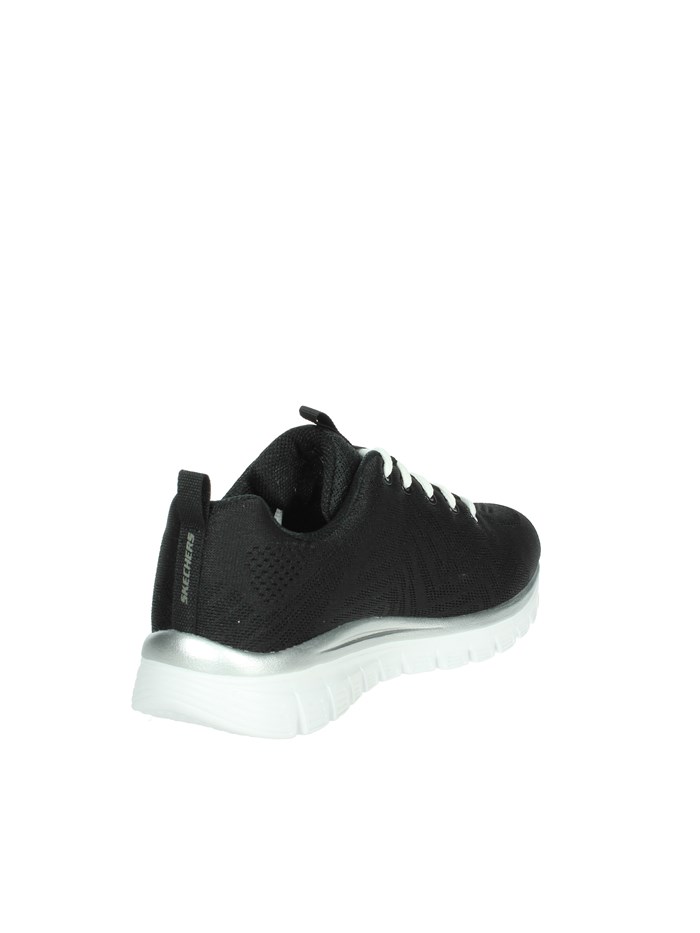 SNEAKERS BASSA 12615W NERO/BIANCO