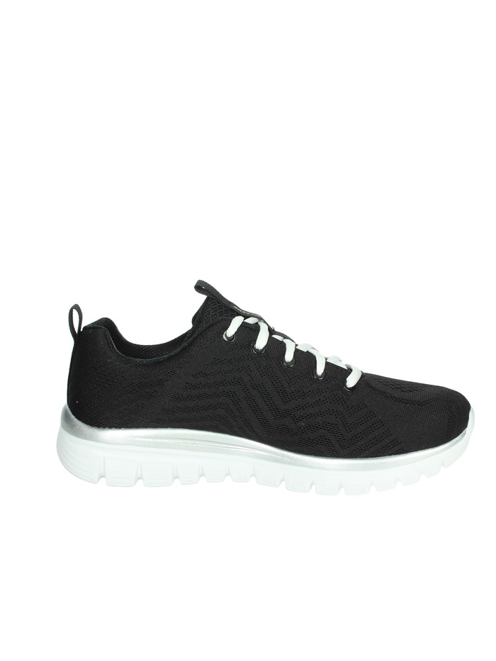 SNEAKERS BASSA 12615W NERO/BIANCO