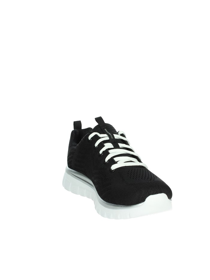 SNEAKERS BASSA 12615W NERO/BIANCO